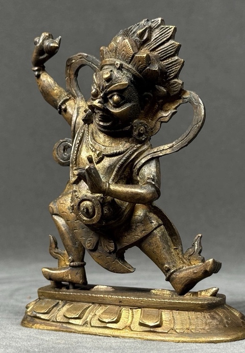 古玩雜項護法金剛真品鑒賞圖