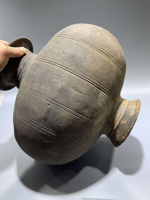 古玩陶瓷秦·鴨蛋真品鑒賞圖