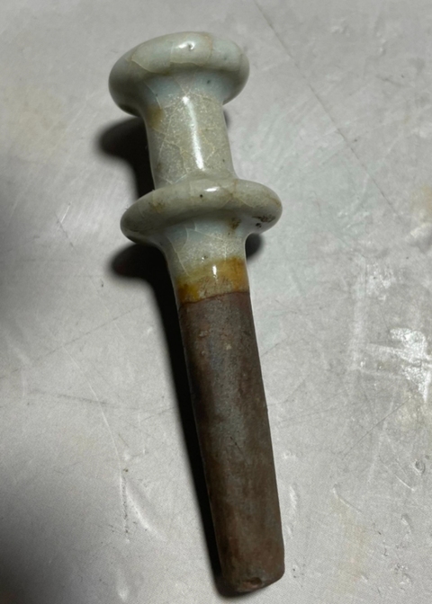 古玩陶瓷龍泉青瓷水注真品鑒賞圖