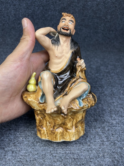 古玩陶瓷八仙人物塑像拍賣，當前價格1888元