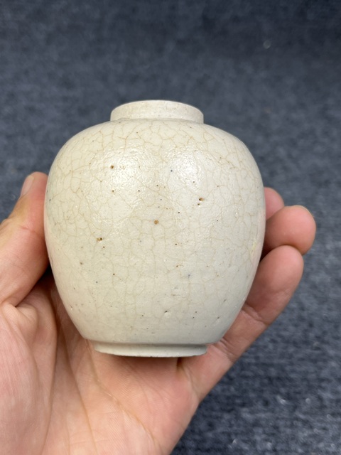 古玩陶瓷哥釉小罐拍賣，當前價格999元