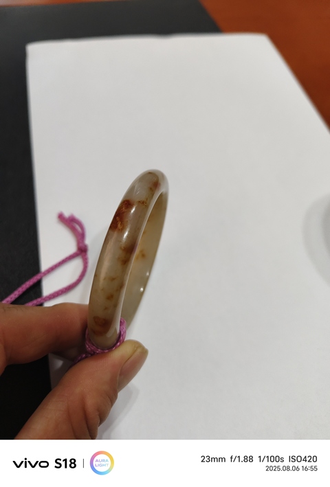 古玩玉器提油仿古“玉鐲”真品鑒賞圖