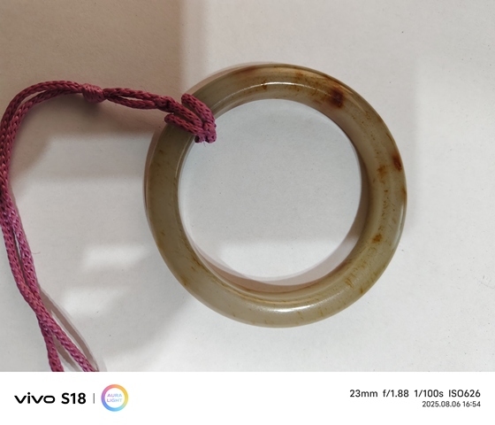 古玩玉器提油仿古“玉鐲”真品鑒賞圖