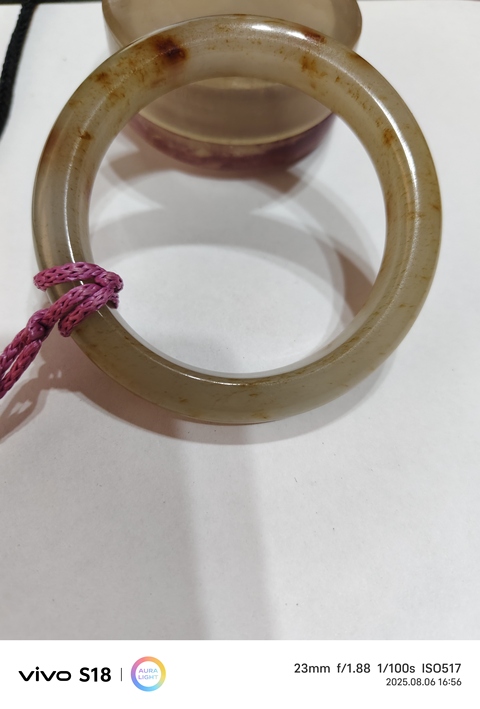 古玩玉器提油仿古“玉鐲”真品鑒賞圖