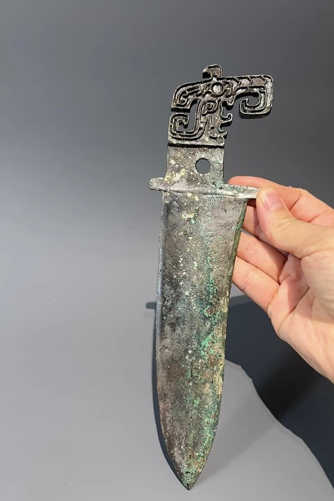 古玩銅器青銅戈真品鑒賞圖