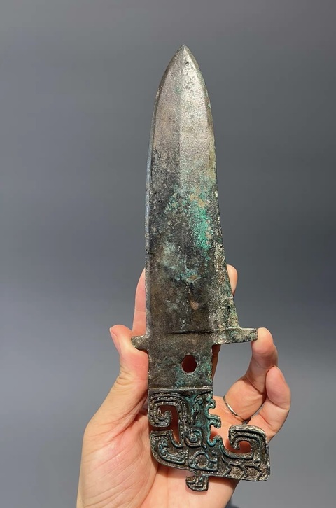 古玩銅器青銅戈真品鑒賞圖