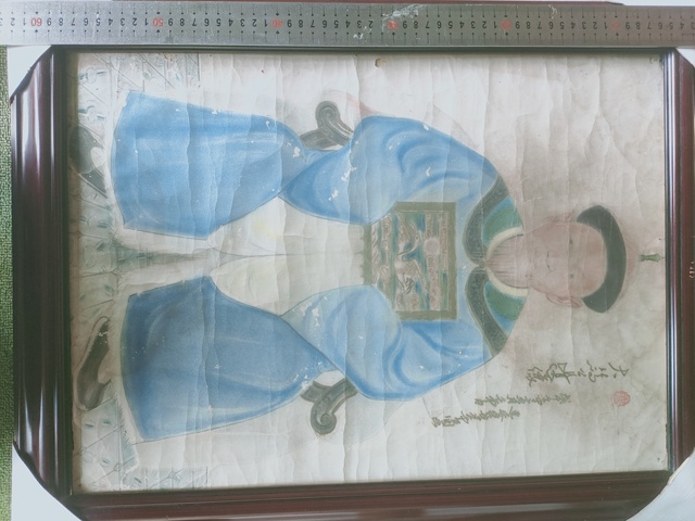 古玩字畫佚名畫像真品鑒賞圖