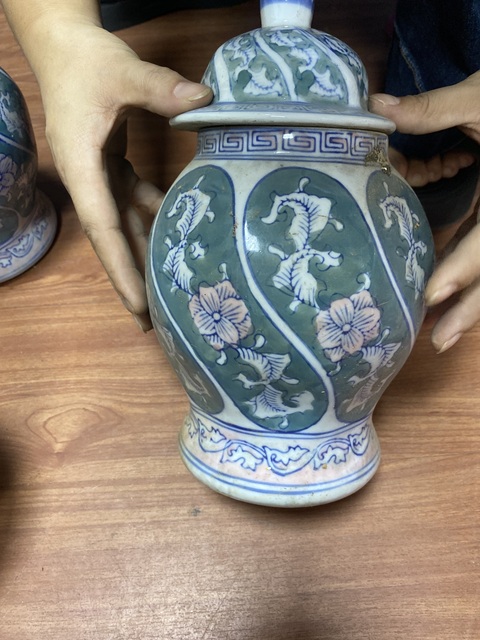 古玩陶瓷花鳥紋將軍罐真品鑒賞圖