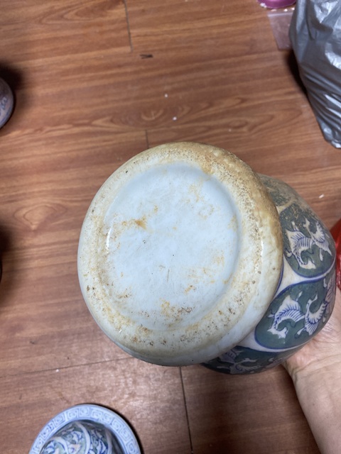 古玩陶瓷花鳥紋將軍罐真品鑒賞圖