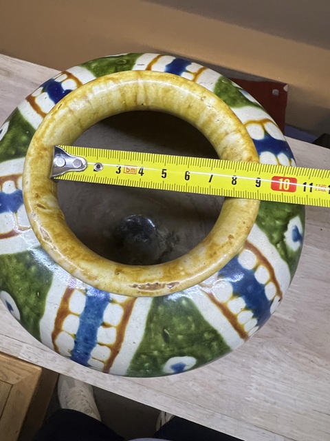 古玩陶瓷唐·三彩花釉掛藍罐拍賣，當前價格88000元