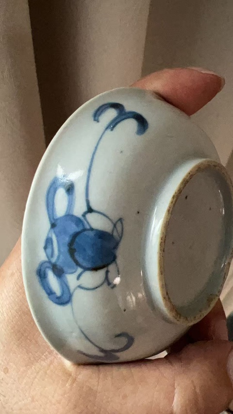 古玩陶瓷龍紋青花盤真品鑒賞圖