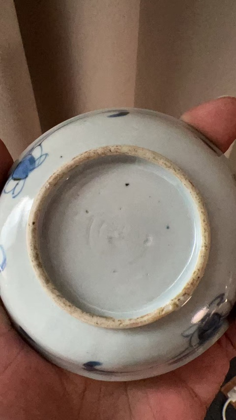 古玩陶瓷龍紋青花盤真品鑒賞圖