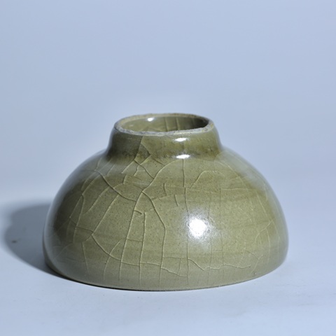 古玩陶瓷南宋-元代龍泉窯青釉小盞真品鑒賞圖