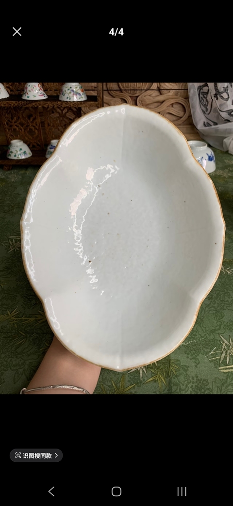 古玩陶瓷十二花神粉彩海棠型貢碗真品鑒賞圖