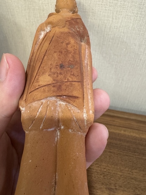古玩陶瓷北齊陶俑真品鑒賞圖