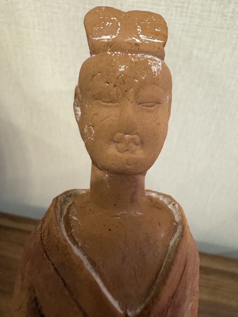 古玩陶瓷北齊陶俑真品鑒賞圖