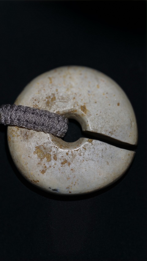 古玩玉器玉玦真品鑒賞圖