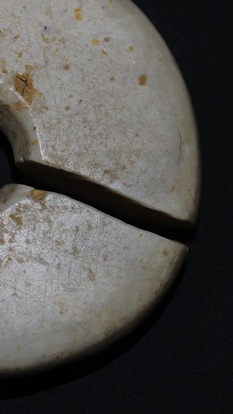 古玩玉器玉玦真品鑒賞圖