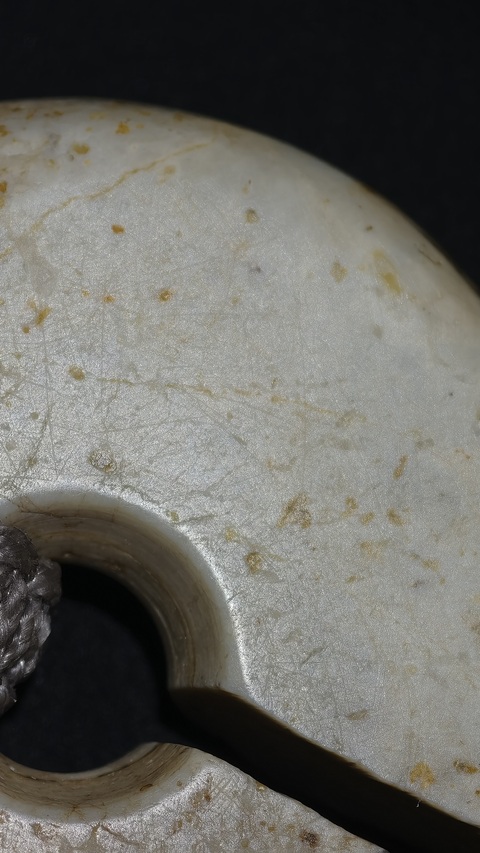 古玩玉器玉玦真品鑒賞圖