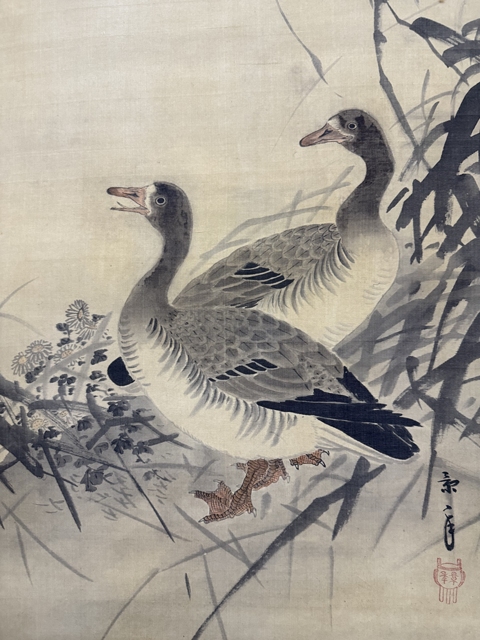 古玩字畫景年花鳥畫真品鑒賞圖