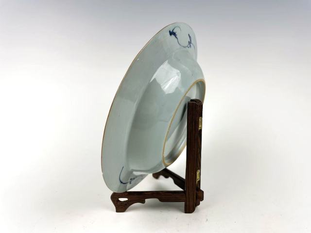 古玩陶瓷清康熙·青花博古八寶盤拍賣，當前價格198元