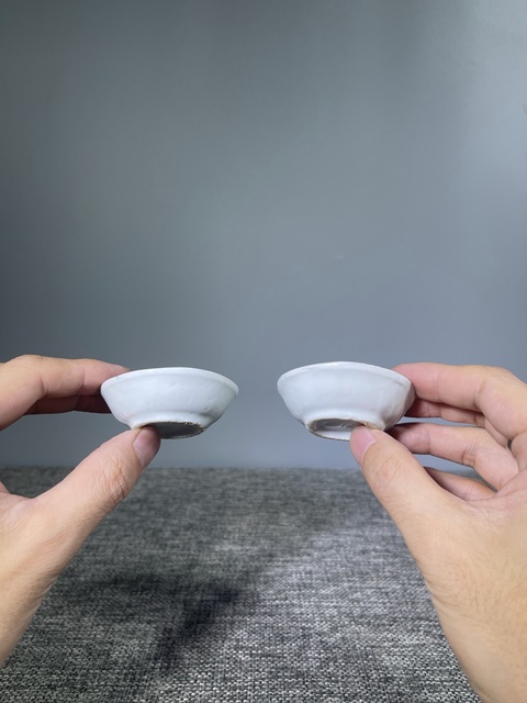 古玩陶瓷青花團(tuán)鶴紋碟真品鑒賞圖