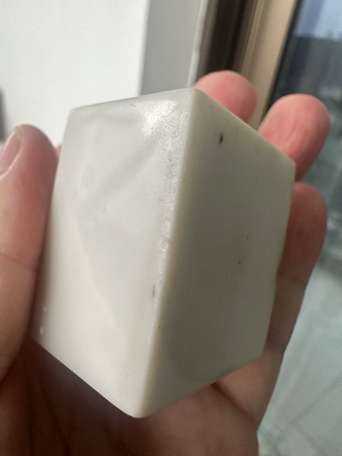 古玩陶瓷德化窯白釉印章真品鑒賞圖
