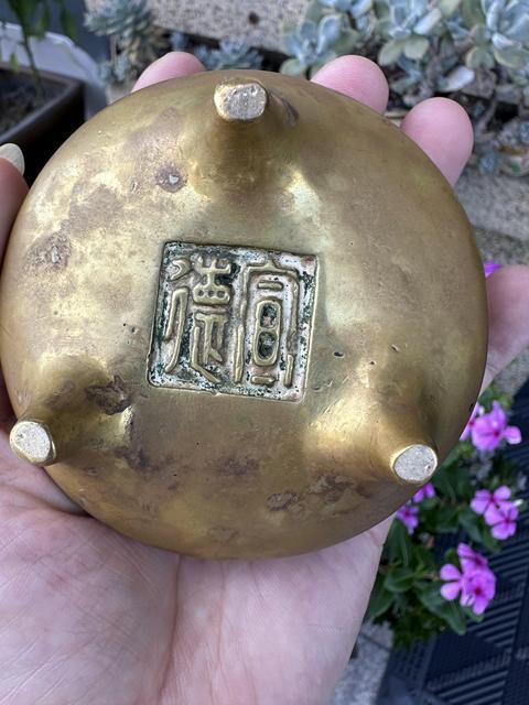 古玩銅器爐子真品鑒賞圖