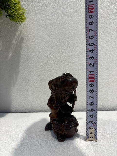 古玩雜項木雕人物擺件真品鑒賞圖