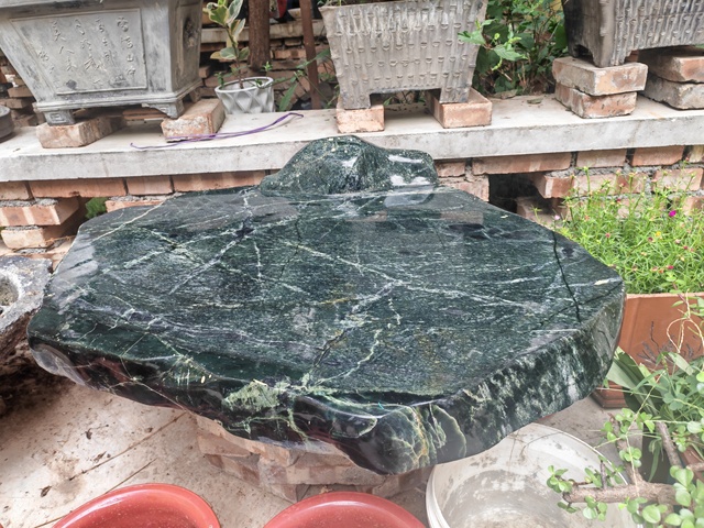 古玩玉器地方料茶臺真品鑒賞圖