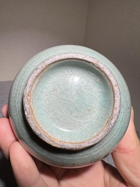 古玩陶瓷高麗瓷玉壺春瓶真品鑒賞圖