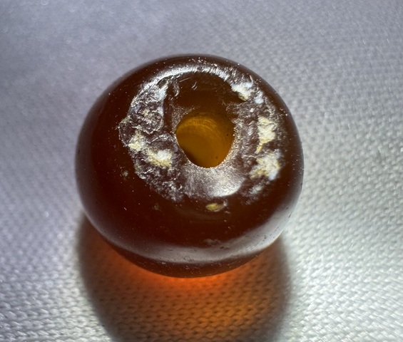 古玩玉器遼平頭瑪瑙真品鑒賞圖