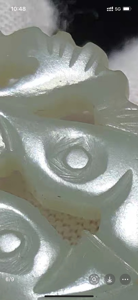 古玩玉器和田玉雕“吉慶有余”佩真品鑒賞圖