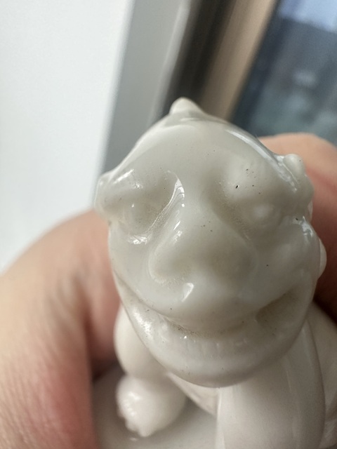 古玩陶瓷德化窯白釉印章真品鑒賞圖