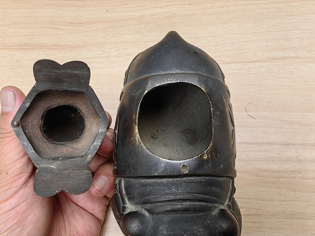 古玩銅器香熏真品鑒賞圖