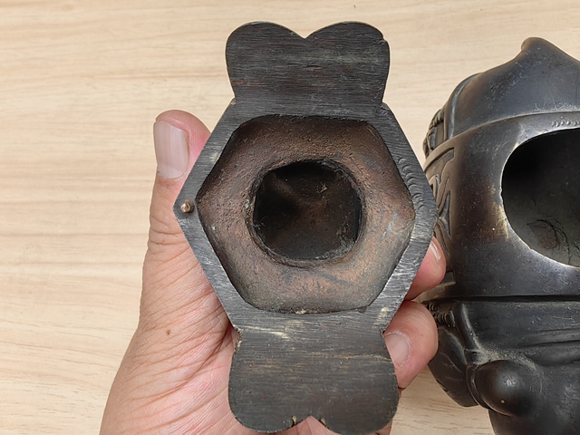 古玩銅器香熏真品鑒賞圖