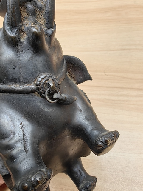 古玩銅器香熏真品鑒賞圖