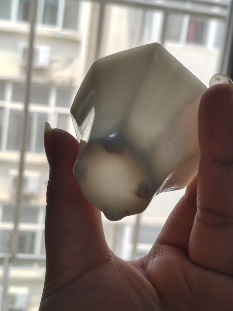古玩陶瓷白釉八方四足杯真品鑒賞圖