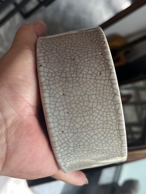 古玩陶瓷哥釉瓷硯真品鑒賞圖