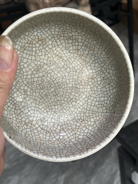 古玩陶瓷哥釉瓷硯真品鑒賞圖