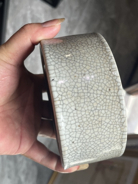 古玩陶瓷哥釉瓷硯真品鑒賞圖