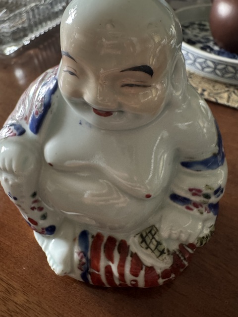 古玩陶瓷彌勒佛塑像真品鑒賞圖