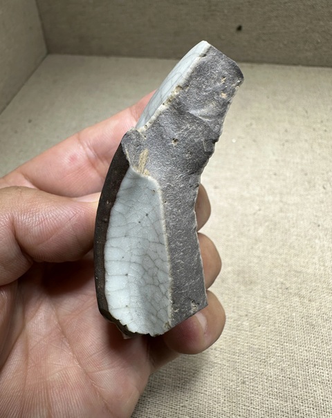 古玩陶瓷哥釉標本真品鑒賞圖
