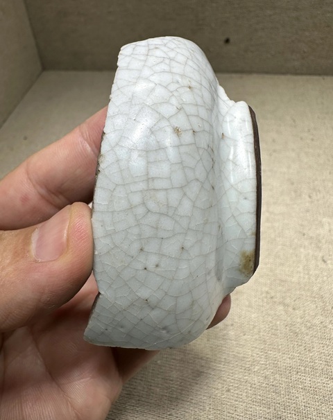 古玩陶瓷哥釉標本真品鑒賞圖