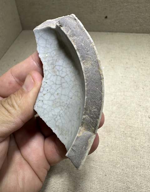 古玩陶瓷哥釉標本真品鑒賞圖