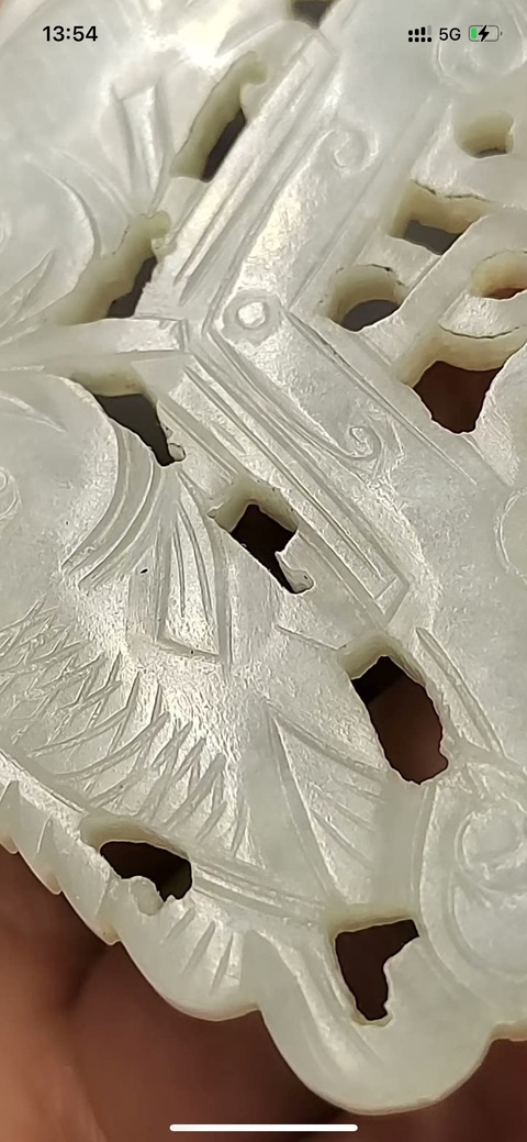 古玩玉器和田玉佩真品鑒賞圖
