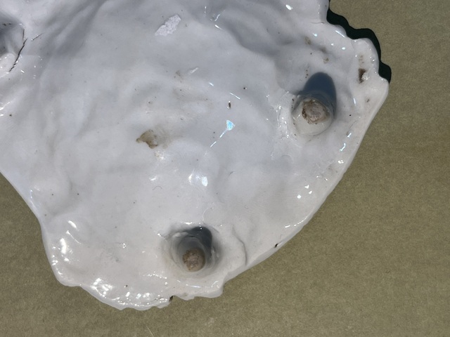 古玩陶瓷清末|德化白瓷梅花水丞拍賣,當前價格2388元