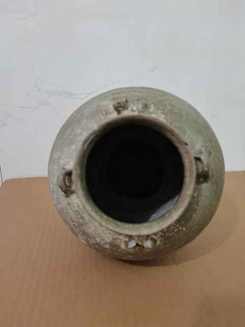 古玩陶瓷青釉四系罐真品鑒賞圖