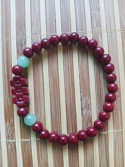 古玩玉器朱砂手串拍賣，當前價格48元
