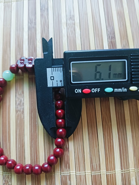 古玩玉器朱砂手串拍賣，當前價格48元